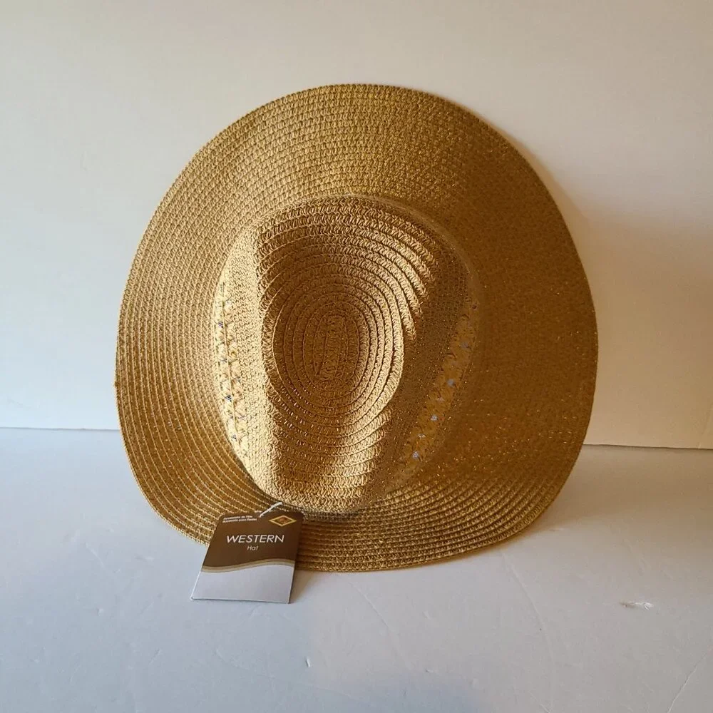 BEISTLE WILD WEST THEME WESTERN PARTY COSTUME HEADWEAR 3.5 INCH FLEXIBLE BRIM